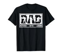 Dad Veteran Myth Legend Fathers Day T-Shirt Graphique avec Valeur