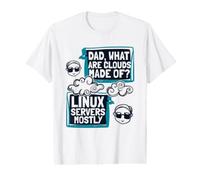 Dad What are Clouds Made of Developer Coder Programmateur T-Shirt Graphique avec Valeur