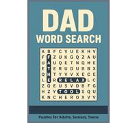 Dad Word Search: Easy-to-Read | 6x9 Inches, 110 Pages | Perfect for Birthdays, Father's Day, and Free Time