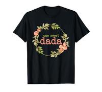 Dada First Birthday One Sweet Peach Bday Family Matching T-Shirt