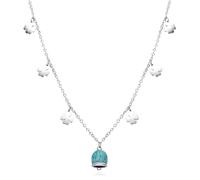 Dada Gioiell - Collier porte-bonheur pour Femme avec cloche de Capri et trèfle, idée cadeau 2025 pour elle