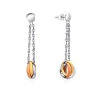 Dada Gioielli - Boucles d'oreilles pour femme avec anneaux 12 mm Trilogy colorés, idée cadeau pour elle