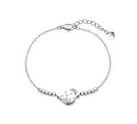 Dada Gioielli - Bracelet Femme Acier Inoxydable Porte-Bonheur Cadeau 2025 - Assorti au Collier (Coccinelle)