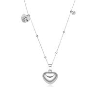 Dada Gioielli - Collier Maman Pendentif Bi-Langue Amour Appel Anges Chaîne Rosaire 90+10 cm (Argent)