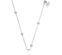 Dada Gioielli - Collier pour Appel à l'Ange, Chaîne de Chapelet en Acier Hypoallergénique Réglable 100+10cm