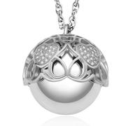 Dada Gioielli - Protection et amour pour les futures mamans - Collier bola de grossesse appelant les anges - Pendentif scintillant - Cadeaux pour femmes enceintes