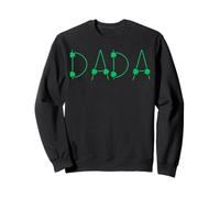 Dada Irish Father St Patrick Day Grandpa Dad Green Men Bruh Sweatshirt