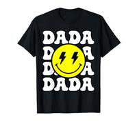 Dada Jaune Sourire Visage souriant Happy Funny Family Matching T-Shirt
