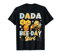 Dada Of The Bee-Day Girl Funny Bee Birthday Girl T-Shirt