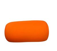 DADA Oreiller de voyage pour le cou et le dos - Micro perles - Coussin de soutien du dos - Traversin de massage - Colonne de voyage - Lit de bain - Orange