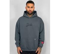 DADA SUPREME Sweat à capuche oversize pour homme avec broderie poche zippée