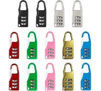 Dadabig 14 Pièces Cadenas à Code de 3 Chiffres, Cadenas de Bagage et de Casier en Alliage de Zinc pour Intérieur et Extérieur Voyage