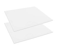 Dadabig 2 PCS Tapis de Soudure en Silicone, Tapis à Souder Anti-Statique Transparent, Tapis à Souder Résistant à la Chaleur pour Téléphone Portable/Montre, 23 * 18 * 0.3cm