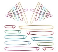 Dadabig 20 pcs arrêt Maille en Alliage Aiguilles à Tricoter Crochet pour Tricoter des notions Crochet Aiguille Bricolage Tricot Artisanat Outil (Couleur aléatoire)