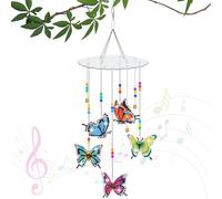 Dadabig Kit de Peinture Diamant Attrape Soleil, Diamant Peinture Carillon à Vent Carillon Éolien Diamond Painting Kit Loisirs Créatifs Enfants Activites Manuelles pour Enfants et Adultes