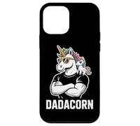 Dadacorn Cool Dad with Baby Coque pour iPhone 12 Mini