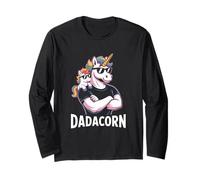 Dadacorn Cool Unicorn Dad and Kid Sunglasses Manche Longue