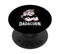 Dadacorn Cool Unicorn Dad and Kid Sunglasses PopSockets PopGrip Adhésif