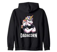 Dadacorn Cool Unicorn Dad and Kid Sunglasses Sweat à Capuche