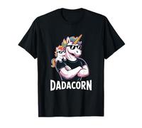 Dadacorn Cool Unicorn Dad and Kid Sunglasses T-Shirt