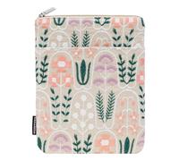 Dadanism 6-7 Pouces Étui Housse Sac Brodée pour 7" Nouveau Kindle Paperwhite et Kindle Colorsoft Signature Edition, 6" Kindle 11e Génération, Kindle Oasis/Tolino eReader, Plantes Beiges