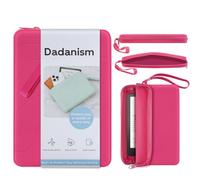 Dadanism 6-7 Pouces Housse Protectrice en Silicone pour 7" All-New Kindle Paperwhite et Kindle Colorsoft Signature Edition, 6" K-indle/K-indle Oasis/E-Reader, Framboise