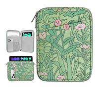 Dadanism 8-9 Pouces Tablette Housse Pochette Compatible avec iPad Mini 7/6 8,3" 2024/2021, iPad Mini 5/4/3/2/1 7,9", Galaxy Tab A7 Lite 8,7"/Tab A 8,0", Tab M8 (4/3/2) 8", Tab M9 9" 2023, Coquelicot