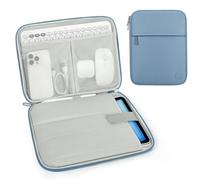 Dadanism 9-11" Housse Pochette Tablette pour iPad 10é Gén 10,9", iPad (A16) 11", iPad Air 11", iPad Pro 11", iPad 9/8/7é Gén 10,2", iPad Air 5/4, Galaxy Tab A9+ Plus 11"/S9 FE,Tab M11 11", Bleu