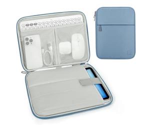 Dadanism 9-11 Pouces Housse Pochette Tablette pour iPad (A16) 11", iPad Air M4 M3 11", iPad Pro M5 M4 11", iPad 10e Gén 10,9", iPad 9/8/7e Gén 10,2", Galaxy Tab A11+/A9+ 11", Tab M11 11", Bleu