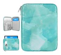 Dadanism 9-11" Tablette Housse Pochette pour iPad (A16) 11", iPad Air 11 M4/M3, iPad Pro 11 M5/M4, iPad 10é Gén/Air 5/4, iPad 9/8/7é Gén 10,2", Galaxy Tab A11+/A9+ 11", Tab M11 11", Vert Salé Marin