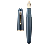 Dadao Series #8 Fine Nib Fountain Pen, Dark Blue Acrylic Barrel With Gold Clip