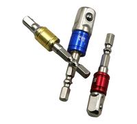 D'adaptateur De Douille Perceuse 3/8 Pièces Adaptateur Mèche 'extension À 1/4 3/8 1/2 Pouces Tête Carrée Tige Hexagonale Extension 'outil À Main