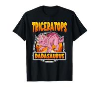 Dadasaurus Triceratops Dinosaur Dad Dinosaurs Lover Fathers T-Shirt