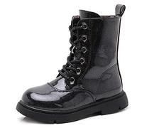 DADAWEN Bottines Garçon Fille Bottes Enfant Plates Antidérapant Ankle Boot/Bottes de Printemps et d'automne