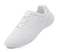 DADAWEN Femme Baskets Moderne et Jazz Gymnastique Fille Chaussures de Danse Blanc 42