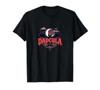 Dadcula : Moustache de Chauve-Souris Vampire effrayante pour Halloween T-Shirt, Homme, Noir, XXL