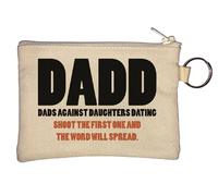 DADD Dads Against Daughters Dating Shoot The First One and The Word Will Spread Porte-clés Porte-monnaie Beige