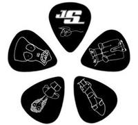 JOE SATRIANI GUITAR PICKS BLACK 10 PACK LIGHT