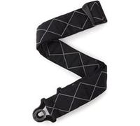 D'Addario 50BAL02 - Sangle Auto Lock pour guitare, motif Black Padded Diamonds G