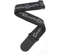 D'Addario 50F04 - Sangle de guitare tissée, Barbed Wire