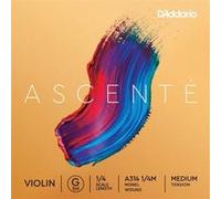D'Addario A314 1/4M - Corde seule (sol) violon 1/4 Ascenté, Medium