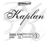 D'Addario And Co 4/4 Kaplan Corde Sol Medium/acier File Tungsten Cordes violoncelle