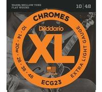 D'Addario And Co ECG23 Chromes Extra Light 10-48 Jeux de cordes électriques 010 G