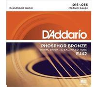 D'Addario Cordes pour guitare acoustique EJ42 Phosphor Bronze Medium 16-56
