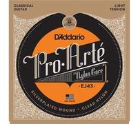 D'Addario Jeu pour guitare classique EJ43 Pro Arte Noyau en nylon Faible