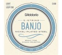 D'Addario And Co EJ60 5-string Banjo Strings Nickel Light 9-20 Cordes pour banjo G