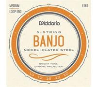 EJ61 Jeu Nickel pour Banjo 5 Cordes 10-23 Medium