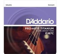 D'Addario Cordes pour ukulélé EJ87C Titanium Concert