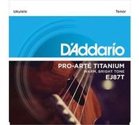 D'Addario Cordes pour ukulélé EJ87T Titane Ténor