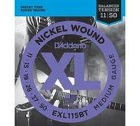 D'Addario Cordes pour guitare électrique EXL115BT Nickel Tension équilibrée Medium 11-50